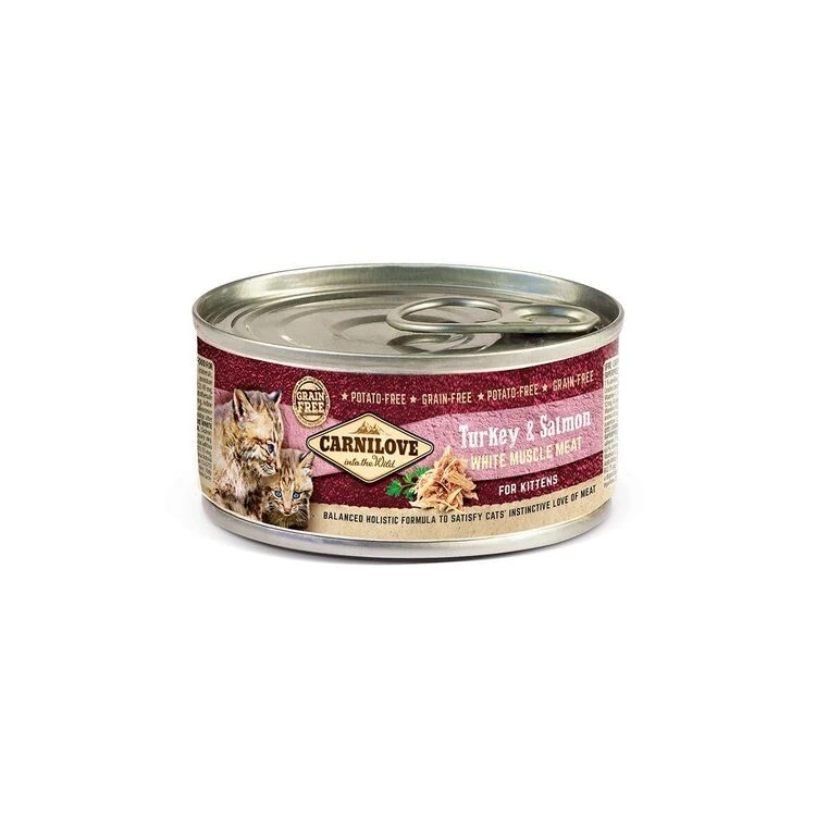 Carnilove Turkey And Salmon Wet Kitten Food 3 Carnilove Turkey And Salmon Wet Kitten Food