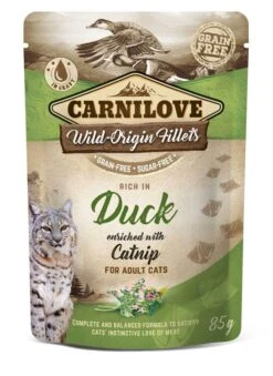 Carnilove Cat Pouch Duck With Catnip