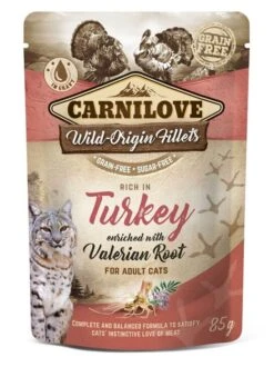 Carnilove Cat Pouch Turkey With Valerian