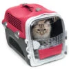 Catit Cabrio Cat Carrier In Cherry Red -Purry Food Sales Store 41370 cabrio cherry red heroshot