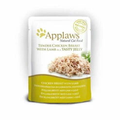 16 X Applaws Cat Pouch Chicken With Lamb In Jelly 70g