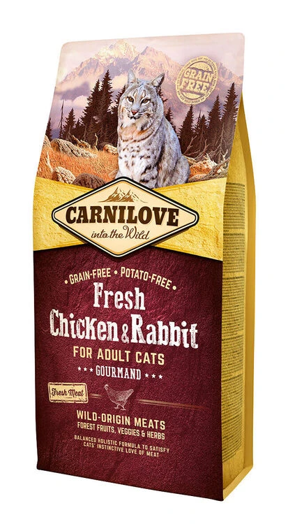 Carnilove Fresh Chicken & Rabbit Adult Cat Food 3 Carnilove Fresh Chicken & Rabbit Adult Cat Food