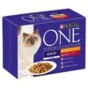 40 X Purina One Adult Mini Fillets In Gravy Chicken & Beef 85g -Purry Food Sales Store 59777