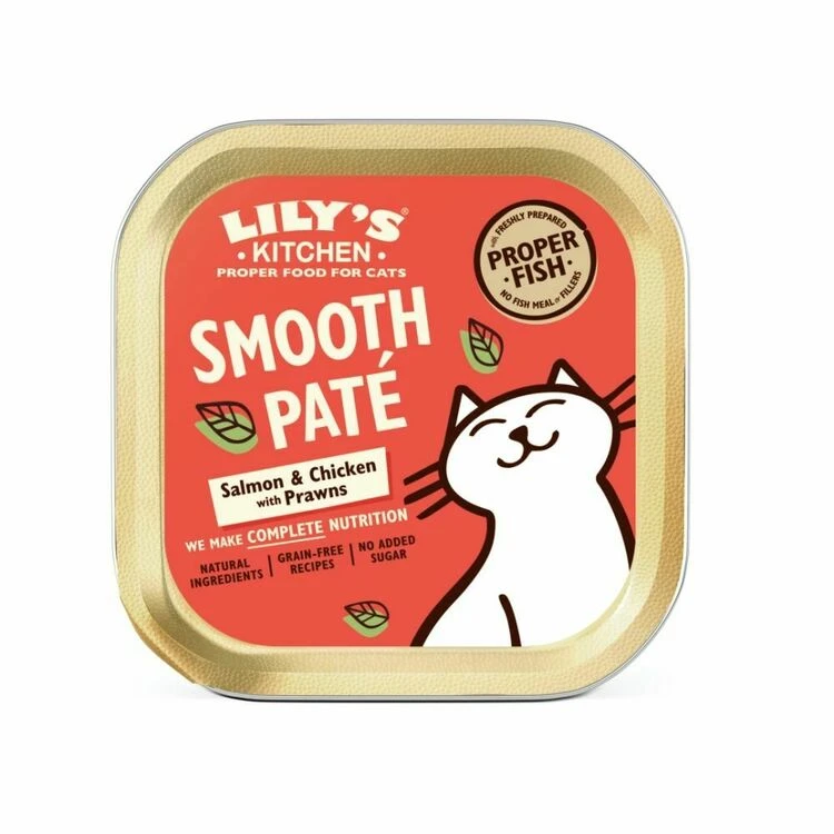 19 X 85g Lily's Kitchen Smooth Pate Salmon & Chicken Cat Food 3 19 X 85g Lily's Kitchen Smooth Pate Salmon & Chicken Cat Food