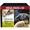Sheba Natures Collection Cat Food Pouch Mixed Selection In Gravy 40 X 85g 2 Sheba Natures Collection Cat Food Pouch Mixed Selection In Gravy 40 X 85g -Purry Food Sales Store 815060