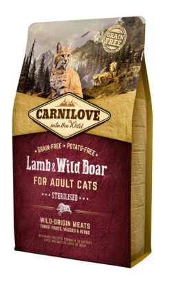 Carnilove Lamb & Wild Boar Adult Cat Food