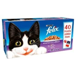 40 X 100g Felix Pouch Mixed Selection In Jelly
