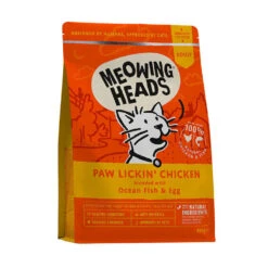 Meowing Heads Paw Lickin' Chicken Dry Cat Food 8 Meowing Heads Paw Lickin' Chicken Dry Cat Food -Purry Food Sales Store MH 450g Chicken Bag copy