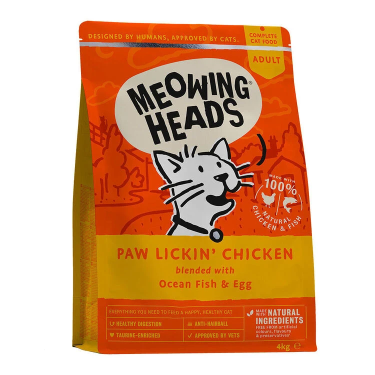Meowing Heads Paw Lickin' Chicken Dry Cat Food 4 Meowing Heads Paw Lickin' Chicken Dry Cat Food - Image 2