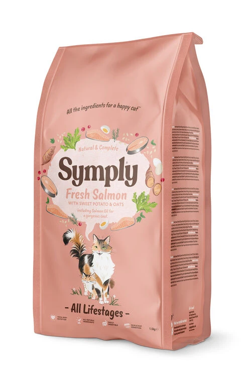 Symply Salmon Adult Dry Cat Food 3 Symply Salmon Adult Dry Cat Food