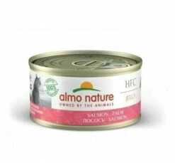 24 X Almo Nature HFC Natural Salmon Adult Cat Food 70g