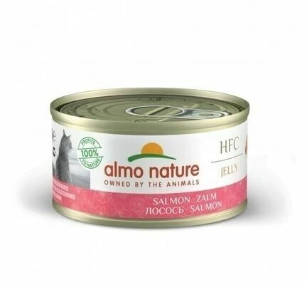 24 X Almo Nature HFC Natural Salmon Adult Cat Food 70g 3 24 X Almo Nature HFC Natural Salmon Adult Cat Food 70g
