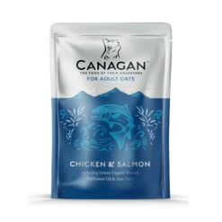 8 X 85g Canagan Chicken & Salmon Wet Cat Food Pouches