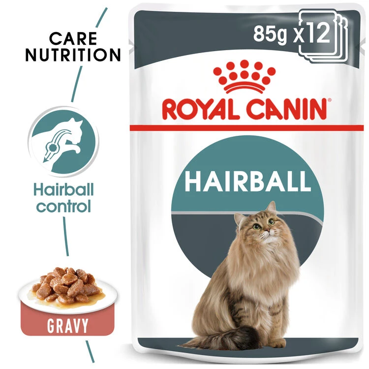 ROYAL CANIN® Hairball Care In Gravy Adult Wet Cat Food 4 ROYAL CANIN® Hairball Care In Gravy Adult Wet Cat Food - Image 2