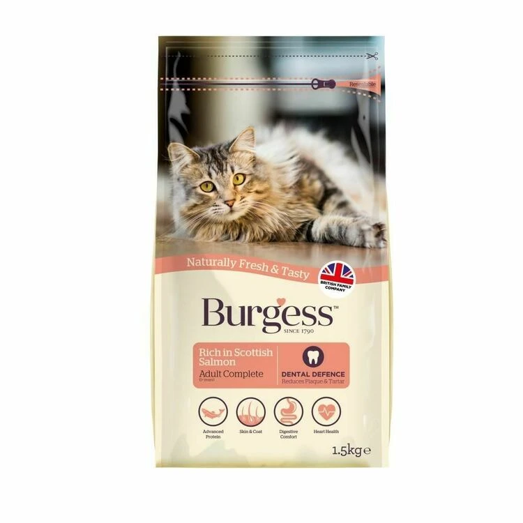 Burgess Adult Cat Scottish Salmon 3 Burgess Adult Cat Scottish Salmon