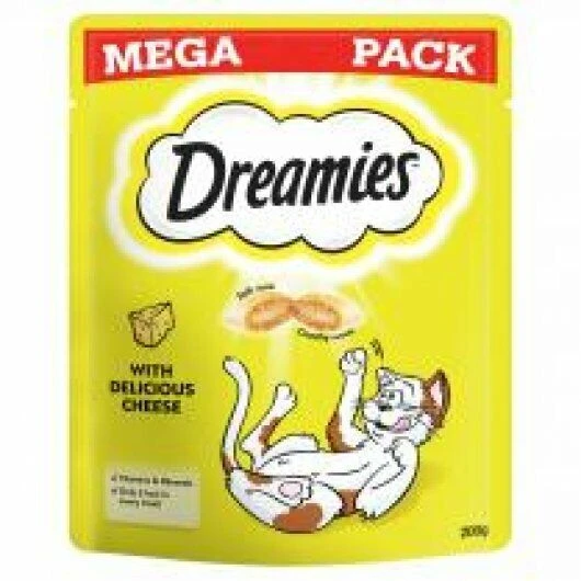 6 X Dreamies Cat Treats With Cheese Mega Pack 200g 3 6 X Dreamies Cat Treats With Cheese Mega Pack 200g