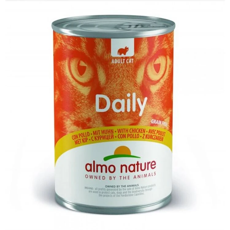 24 X Almo Nature Daily Chicken Cat Food 400g 3 24 X Almo Nature Daily Chicken Cat Food 400g