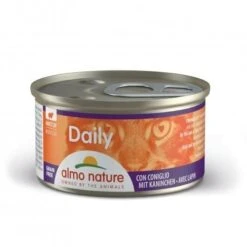 24 X Almo Nature Daily Menu Mousse Cat Food With Rabbit 85g