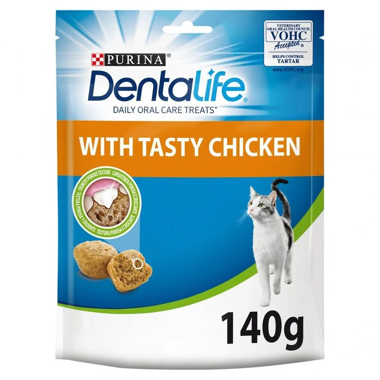 5 X Dentalife Chicken Cat Treats 140g 3 5 X Dentalife Chicken Cat Treats 140g