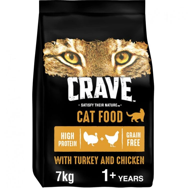 Crave Dry Cat Food Adult With Turkey & Chicken 3 Crave Dry Cat Food Adult With Turkey & Chicken