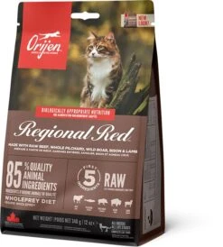 Orijen Regional Red Dry Cat & Kitten Food -Purry Food Sales Store ns emea apac orijen regional red cat front left 340g